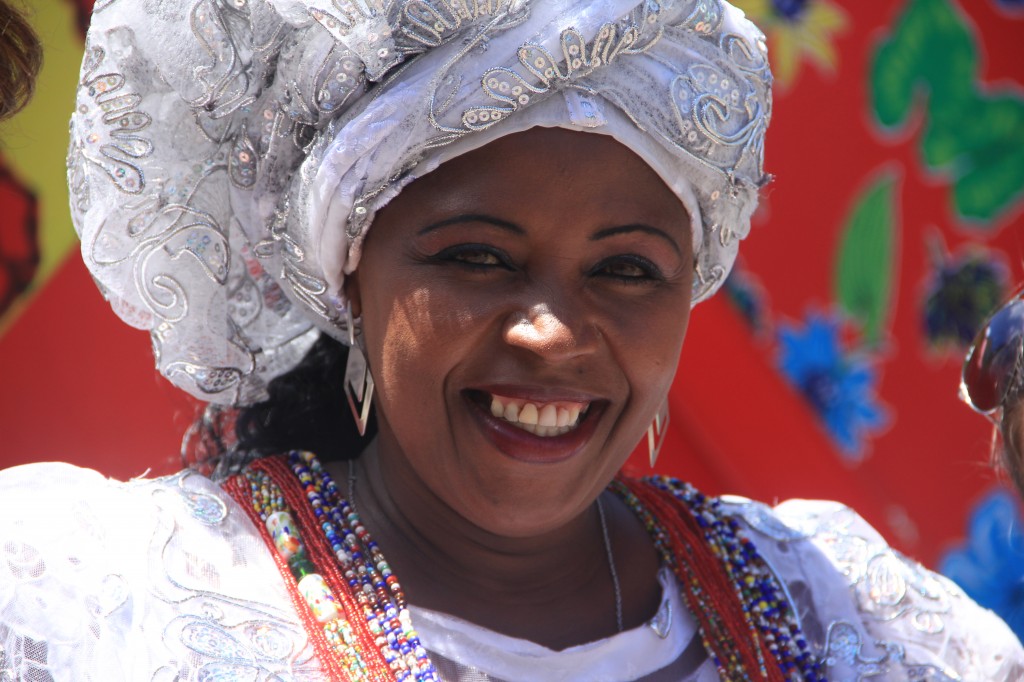 Salvador de Bahia: bahiana con abito tradizionale
