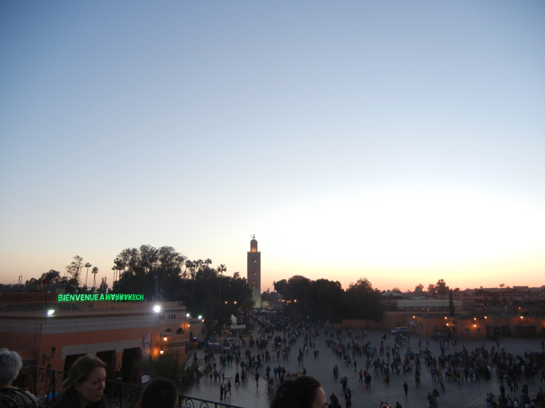 tramonto a marrakech