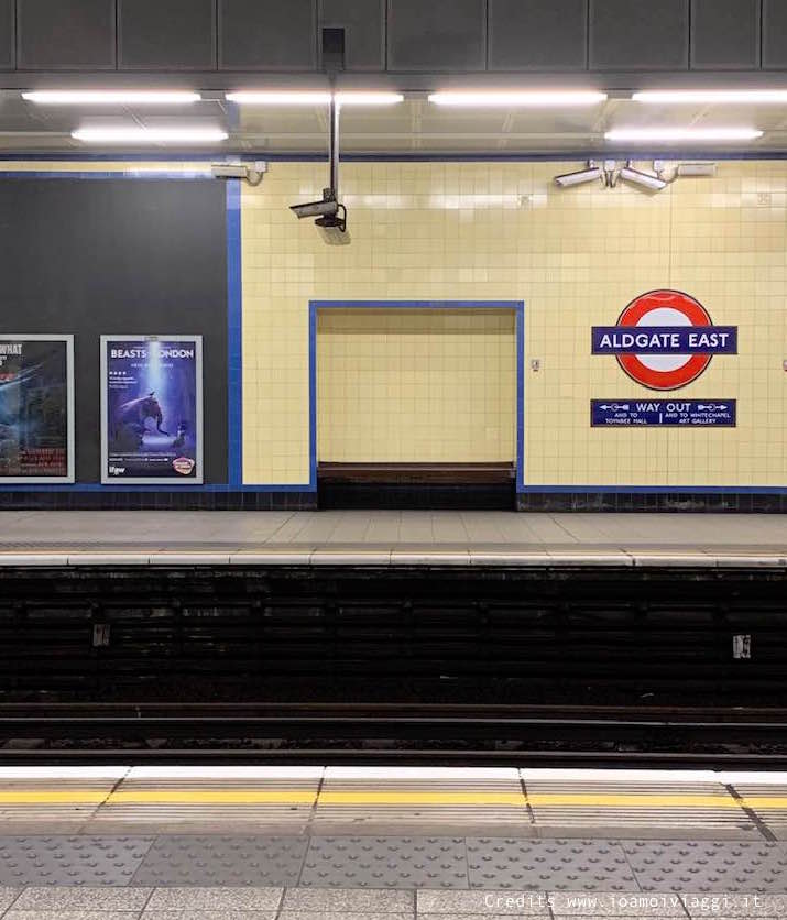 metropolitana londra con i bambini