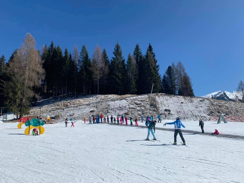 campo scuola per sciare