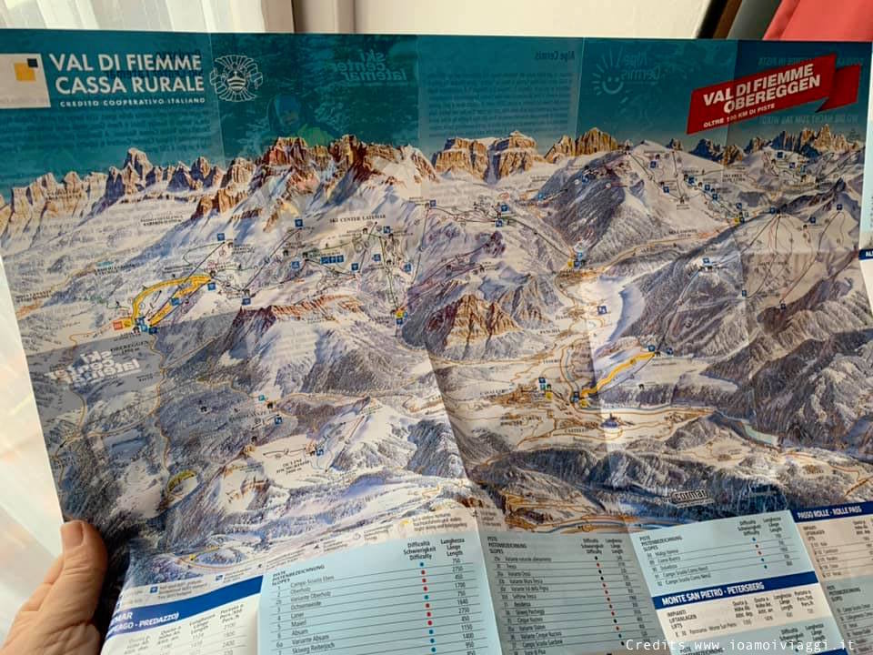 val di fiemme mappa impianti