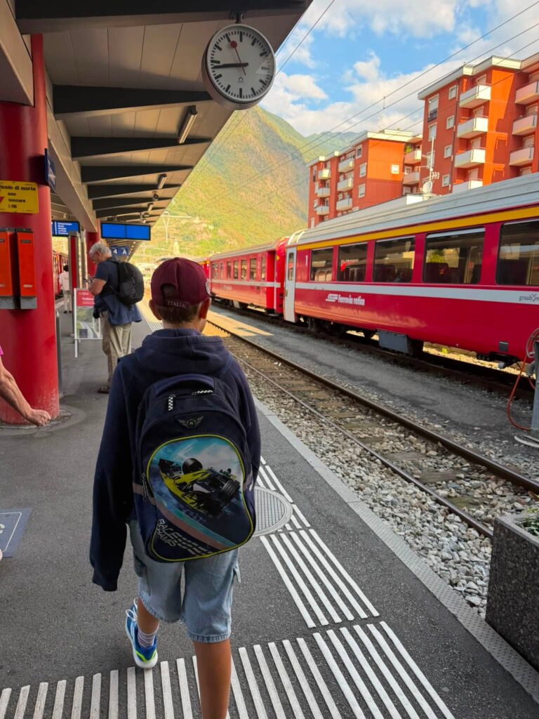 tirano stazione partenza trenino rosso bernina